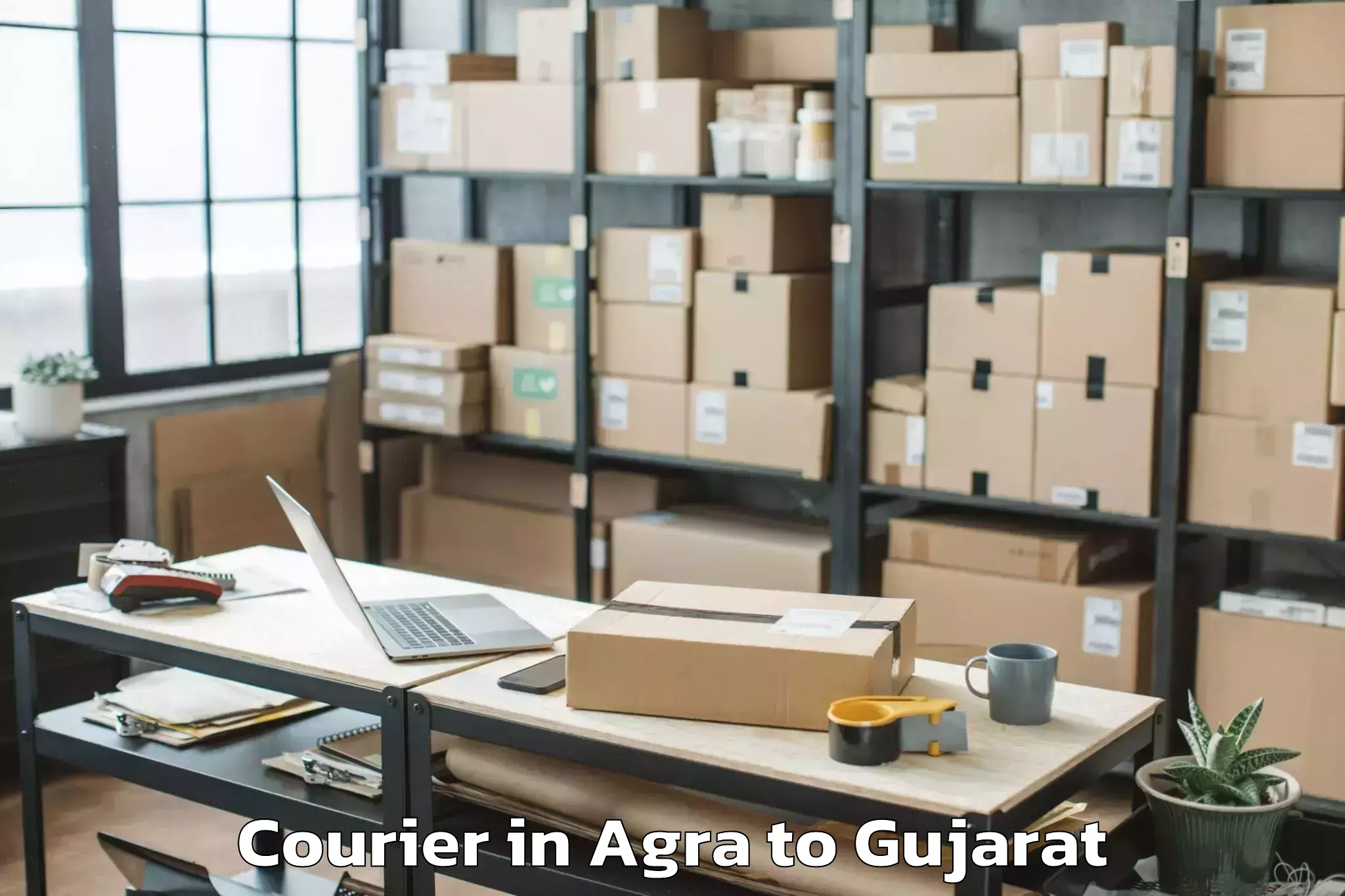 Leading Agra to Limbdi Courier Provider